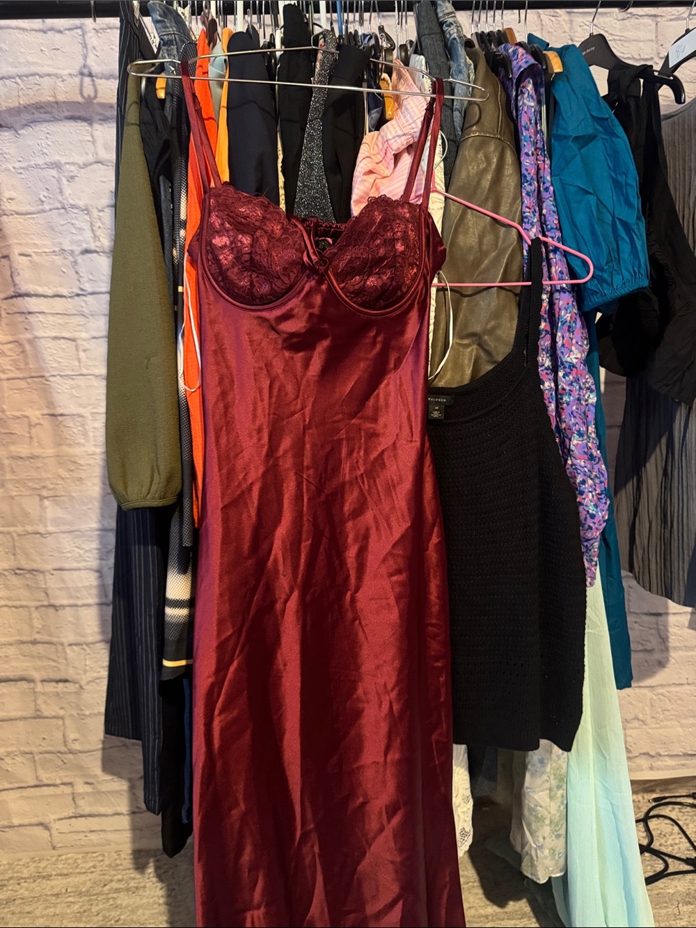 Princess Polly • NWOT $99USD Fadyen Bias Cut Maxi Dress Burgundy PTP 16-19” - Picture 3 of 7